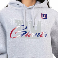 New York Giants G-III 4Her by Carl Banks Women's Shadow Logo Fleece Pullover Hoodie - Gray Hoodies