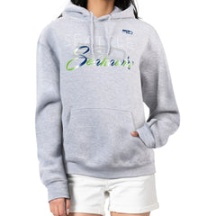 Seattle Seahawks G-III 4Her by Carl Banks Women's Shadow Logo Fleece Pullover Hoodie - Gray Hoodies