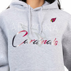 Arizona Cardinals G-III 4Her by Carl Banks Women's Shadow Logo Fleece Pullover Hoodie - Gray Hoodies