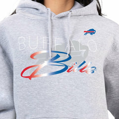 Buffalo Bills G-III 4Her by Carl Banks Women's Shadow Logo Fleece Pullover Hoodie - Gray Hoodies