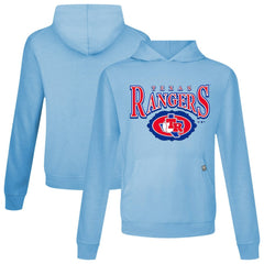 Texas Rangers Levelwear Lone Star Relay Pullover Hoodie - Light Blue Hoodies