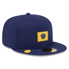 Milwaukee Brewers New Era 2026 Clubhouse 59FIFTY Fitted Hat - Navy Hats