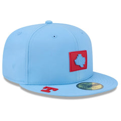 Texas Rangers New Era 2026 Clubhouse Alternate 59FIFTY Fitted Hat - Light Blue Hats
