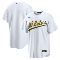 Athletics Nike Home Replica Jersey - White Jerseys