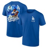 Mookie Betts Los Angeles Dodgers Anime Graphic T-Shirt - Royal T-shirts