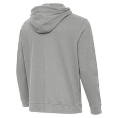 Seattle Seahawks Antigua 50th Season Cloud Pullover Hoodie - Heather Gray Hoodies