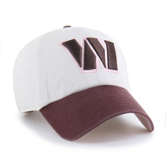Washington Commanders '47 Unisex Love Letter Clean Up Adjustable Hat - Stone/Burgundy Hats