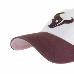 Houston Texans '47 Unisex Love Letter Clean Up Adjustable Hat - Stone/Burgundy Hats