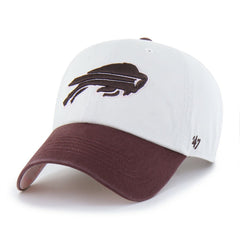 Buffalo Bills '47 Unisex Love Letter Clean Up Adjustable Hat - Stone/Burgundy Hats