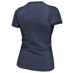 Florida Panthers Majestic Threads Women's 2025 Stanley Cup Champions Tri-Blend Ringer T-Shirt - Navy | US 203184901