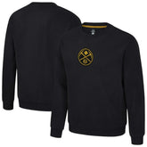 Denver Nuggets Stadium Essentials Unisex Club Level Chenille Sweatshirt Black