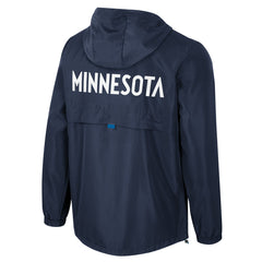 Minnesota Timberwolves Stadium Essentials Unisex Compete Quarter-Zip Hoodie Jacket Navy outlet
