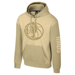 Dallas Mavericks Stadium Essentials Unisex Rafters Burst Hoodie Khaki