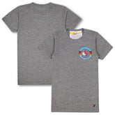 Texas Rangers Aviator Nation x MLB Unisex Tri-Blend T-Shirt - Heather Gray T-shirts