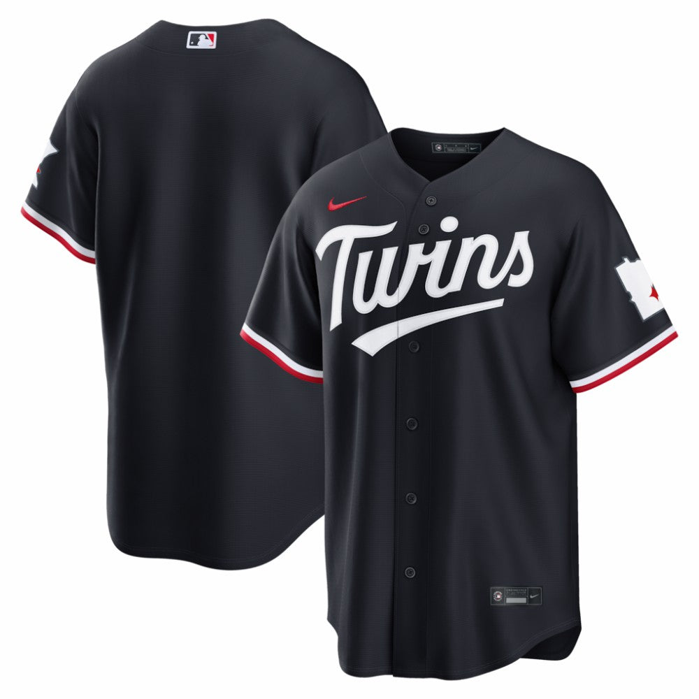 Minnesota Twins Nike Alternate Stadium Jersey - Navy Jerseys
