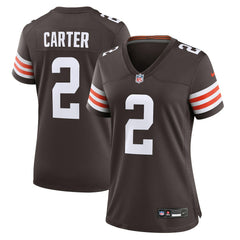 DeAndre Carter Cleveland Browns Women's Team Game Jersey - Brown Jerseys