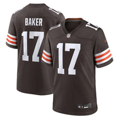 Jerome Baker Cleveland Browns Team Game Jersey - Brown Jerseys