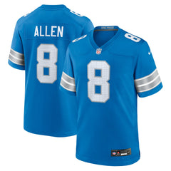 Kyle Allen Detroit Lions Team Game Jersey - Blue Jerseys