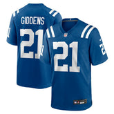 DJ Giddens Indianapolis Colts Team Game Jersey - Royal Jerseys