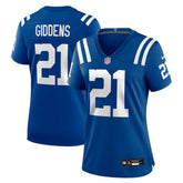 DJ Giddens Indianapolis Colts Women's Team Game Jersey - Royal Jerseys