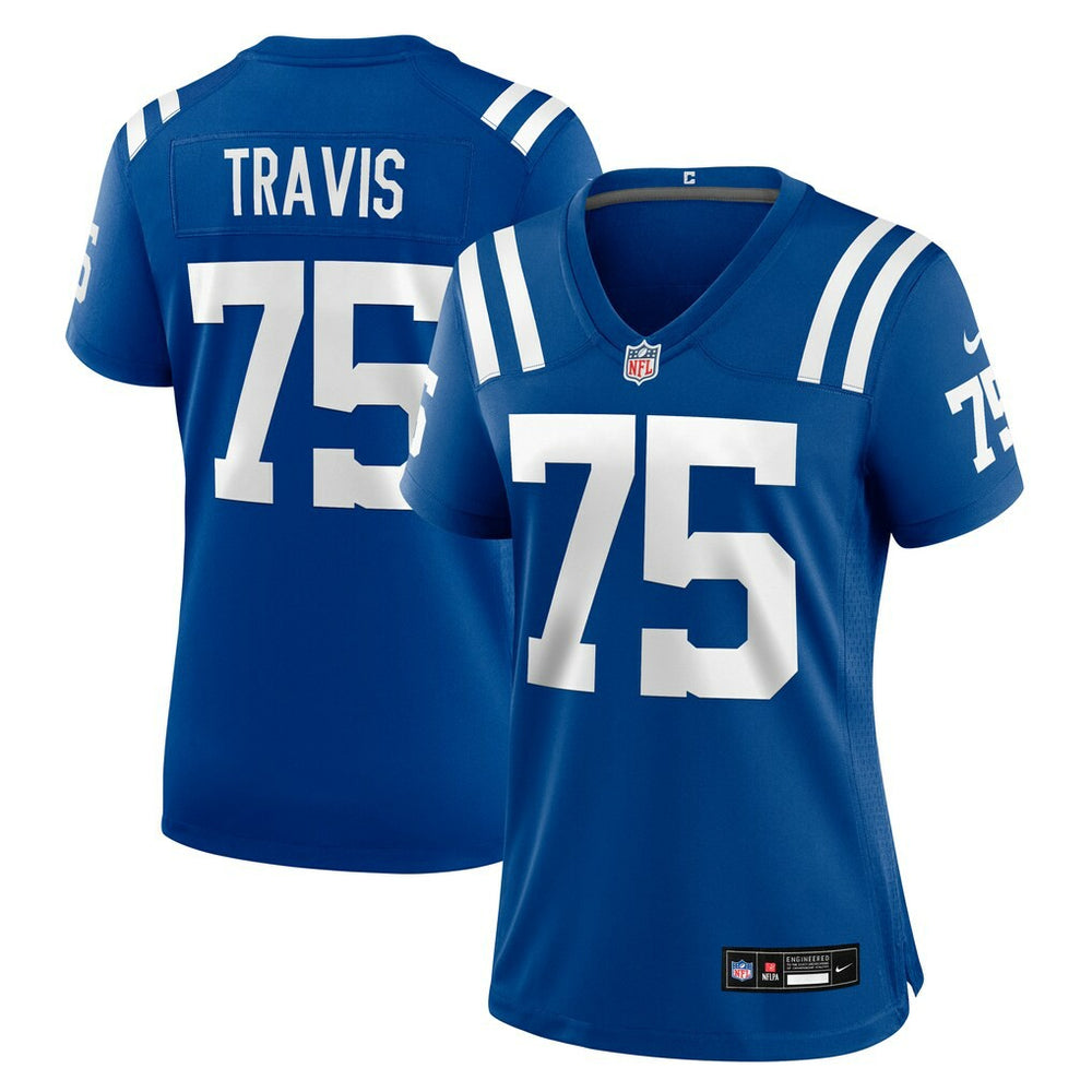 Jalen Travis Indianapolis Colts Women's Team Game Jersey - Royal Jerseys