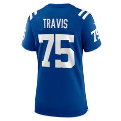 Jalen Travis Indianapolis Colts Women's Team Game Jersey - Royal Jerseys