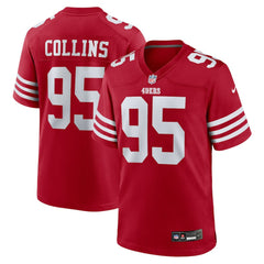 Alfred Collins San Francisco 49ers Team Game Jersey - Scarlet Jerseys