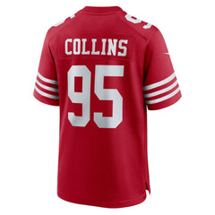 Alfred Collins San Francisco 49ers Team Game Jersey - Scarlet Jerseys