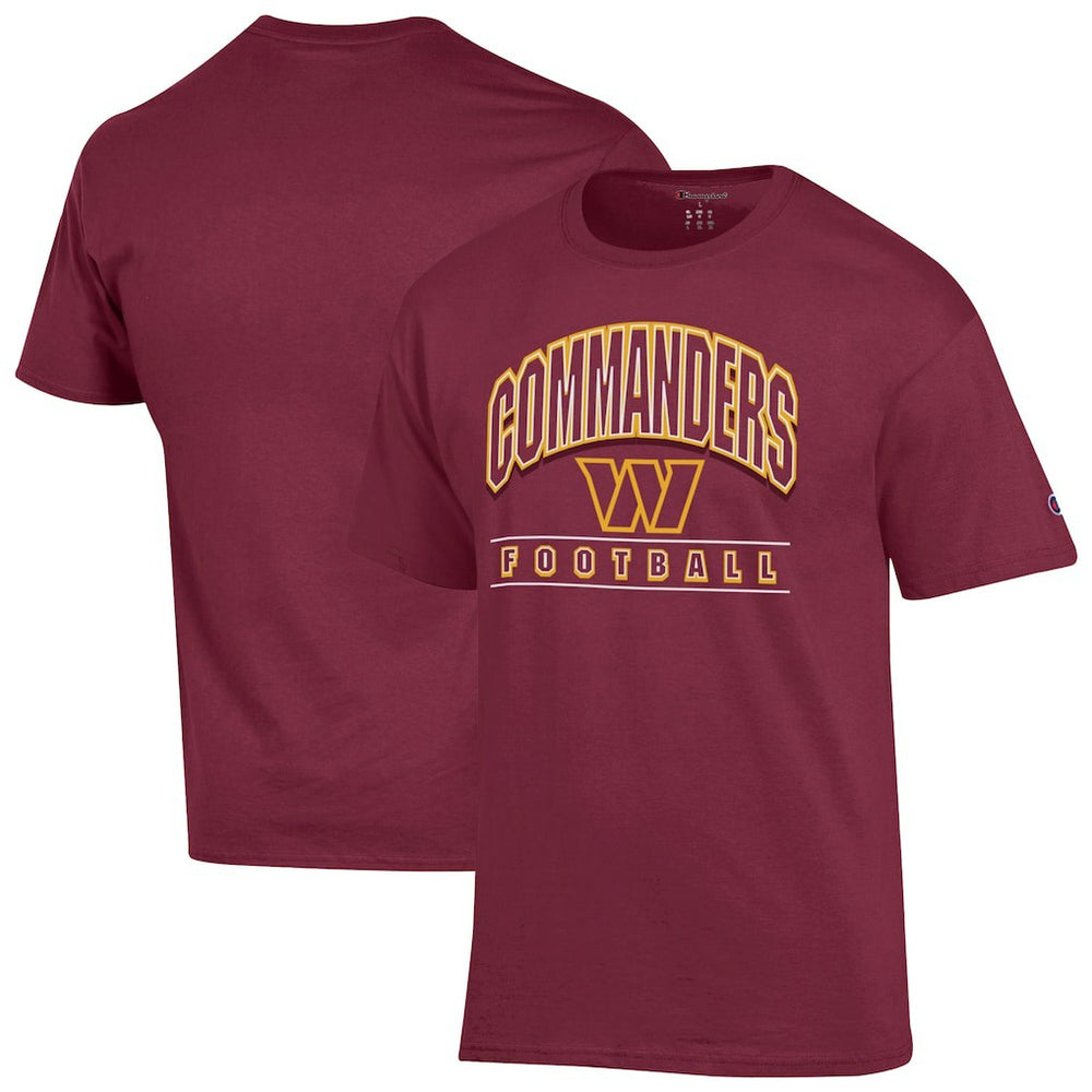 Washington Commanders Champion Football T-Shirt - Burgundy T-shirts