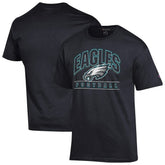 Philadelphia Eagles Champion Football T-Shirt - Black T-shirts