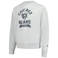 Chicago Bears Champion Reverse Weave Fleece Pullover Sweatshirt - Heather Gray Pullover