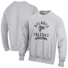 Atlanta Falcons Champion Reverse Weave Fleece Pullover Sweatshirt - Heather Gray Pullover