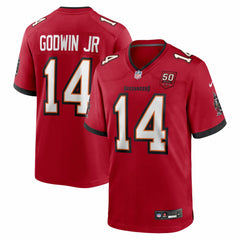 Chris Godwin Jr. Tampa Bay Buccaneers 50th Season Team Game Jersey - Red Jerseys
