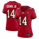 Chris Godwin Jr. Tampa Bay Buccaneers Women's 50th Season Team Game Jersey - Red Jerseys