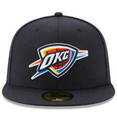 Oklahoma City Thunder 2025 NBA Finals Champions Side Patch 59FIFTY Fitted Hat Navy - New Era