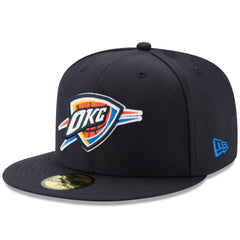 Oklahoma City Thunder 2025 NBA Finals Champions Side Patch 59FIFTY Fitted Hat Navy - New Era