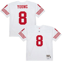 Steve Young San Francisco 49ers 1994 Legacy Replica Jersey - White Jerseys