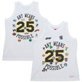 x NBA x AMP Mesh Tank Top White - Mitchell & Ness