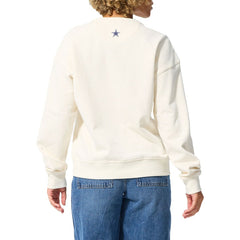 Dallas Cowboys Terez Unisex Technicolor Crewneck Sweatshirt - White Sweatshirts