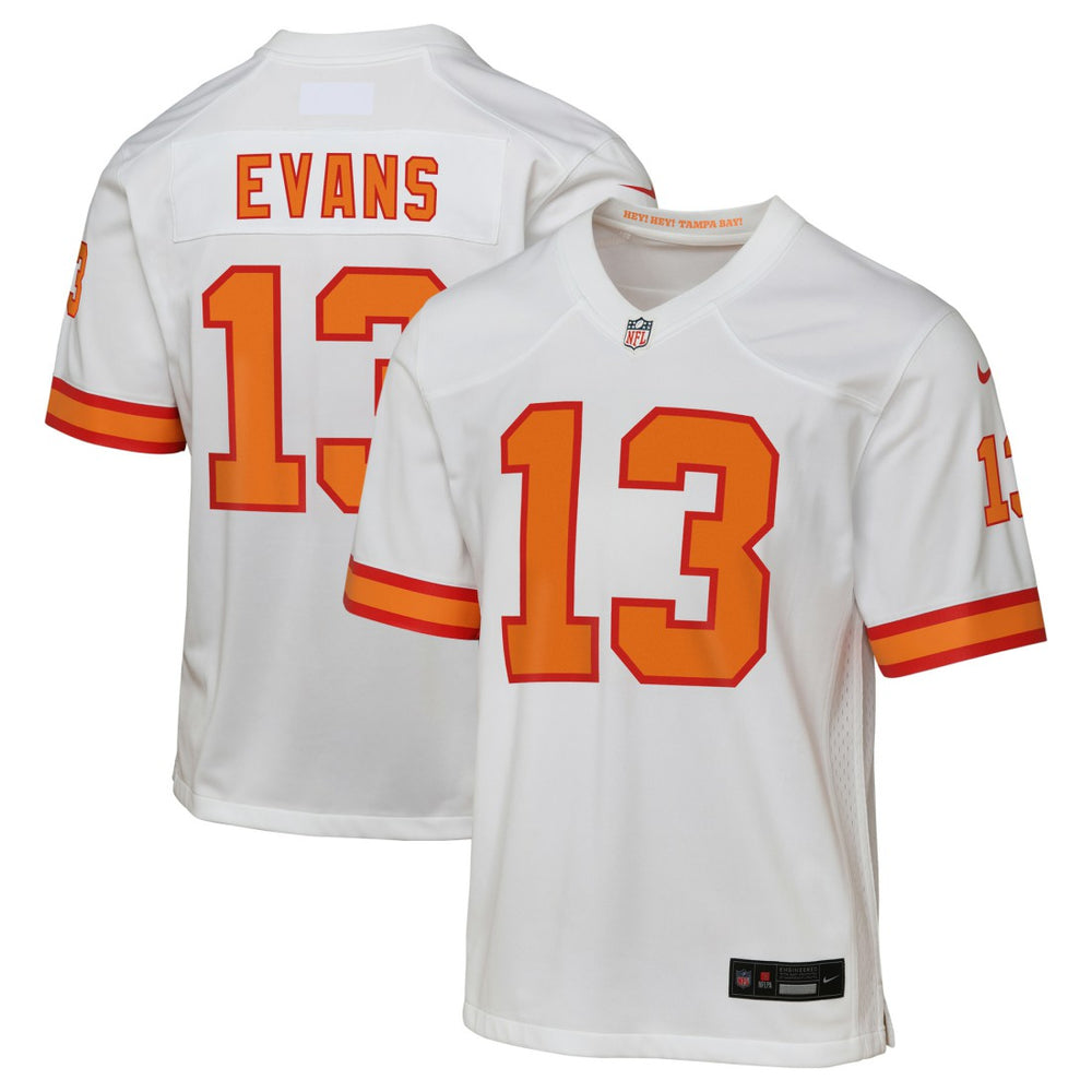 Mike Evans '76 Tampa Bay Buccaneers Youth Game Jersey - White Jerseys