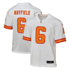 Baker Mayfield '76 Tampa Bay Buccaneers Youth Game Jersey - White Jerseys