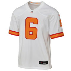 Baker Mayfield '76 Tampa Bay Buccaneers Youth Game Jersey - White Jerseys