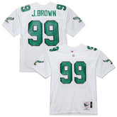 Jerome Brown Philadelphia Eagles 1991 Authentic Throwback Retired Player Jersey - White Jerseys