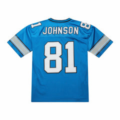 Calvin Johnson Detroit Lions 2007 Authentic Throwback Retired Player Jersey - Blue Jerseys