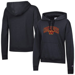 Washington Commanders Champion Women's Powerblend Hoodie - Black Hoodies