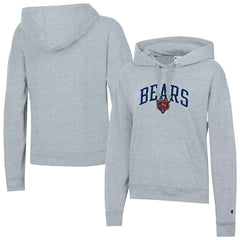 Chicago Bears Champion Women's Powerblend Hoodie - Heather Gray Hoodies