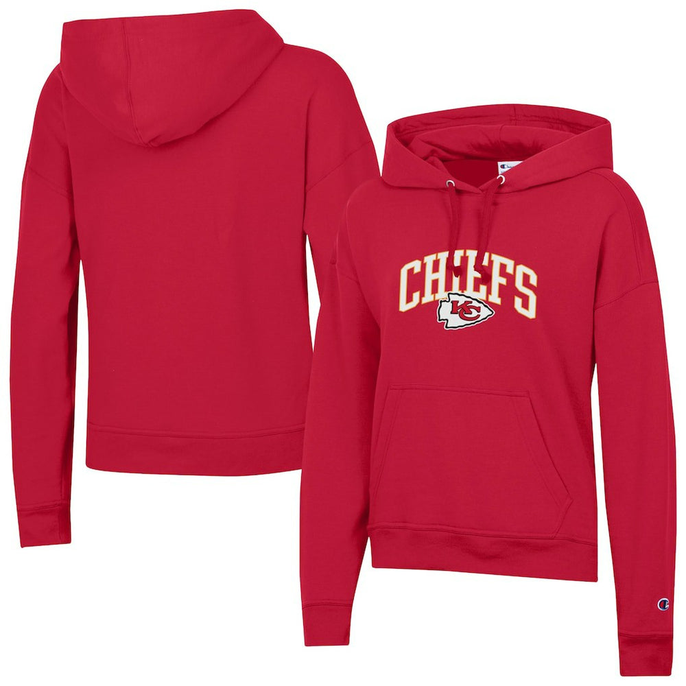 Kansas City Chiefs Champion Women's Powerblend Hoodie - Red Hoodies
