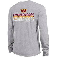 Washington Commanders Champion Women's Core Long-Sleeve T-Shirt - Heather Gray T-shirts