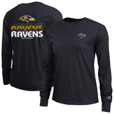 Baltimore Ravens Champion Women's Core Long-Sleeve T-Shirt - Black T-shirts