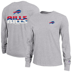Buffalo Bills Champion Women's Core Long-Sleeve T-Shirt - Heather Gray T-shirts